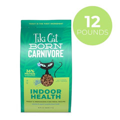 Tiki Cat Born Carnivore Indoor Health: fibra suave para apoyar la digestión diaria