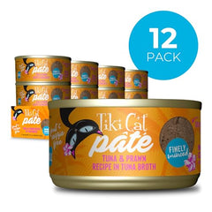 Textura finamente molida de Tiki Cat Grill Pâté, ideal para paté suave.