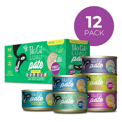 Tiki Cat Luau Pâté, lata de lubina, textura suave que facilita el consumo diario