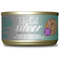 Tiki Cat Silver Comfort mousse trozos de pavo, textura suave para bocas delicadas.