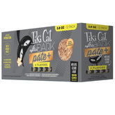 Tiki Pets After Dark Pâté+ en lata, frente, ideal para gatos exigentes.