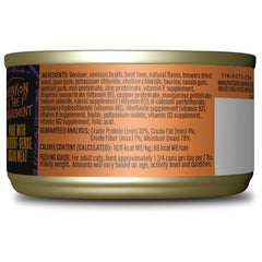 TIKI PETS paté de ciervo con hígado, nutriente denso para una dieta equilibrada.