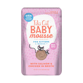 Tiki Pets Tiki Cat Baby mousse salmón: fácil de comer para gatitos pequeños.