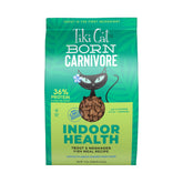 Tiki Cat Born Carnivore Interiores, bolsa de 12 libras, ideal para gatos de interiores.