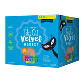 Tiki Cat Luau Velvet Mousse en sachet frontal, formato 2.8 oz para gatos.
