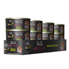 TIKI PETS Tras la Oscuridad lata con caldo sabroso para hidratación diaria.