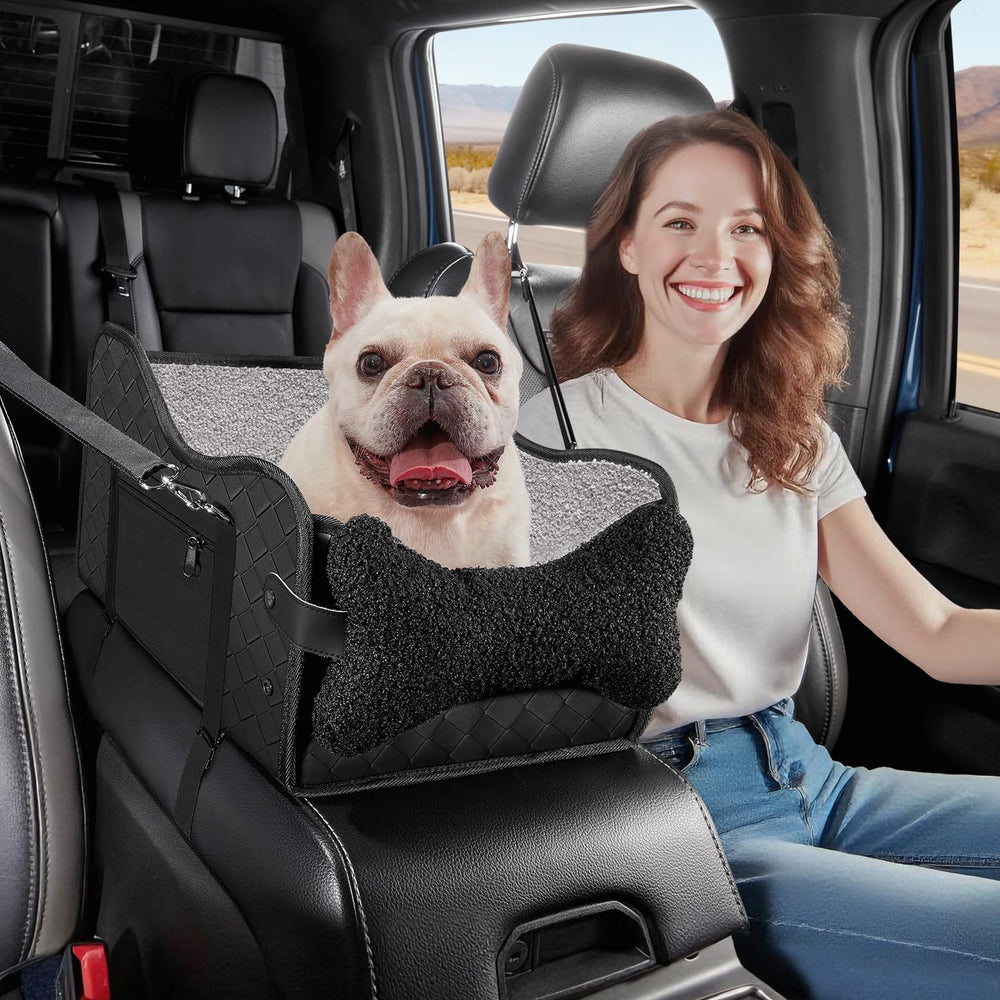 TKYZ asiento de consola central para perros, vista por la ventana, ideal para perros pequeños.
