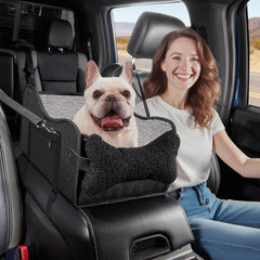 TKYZ asiento de consola central para perros, vista por la ventana, ideal para perros pequeños.