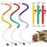 Juguete Tocirelo gato cuerda masticable seis-unidades para juego y distraccion segura