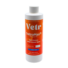 ToltraMax Toltrazuril 5.0% - botella de 240 ml para uso oral en caballos, perros y gatos.