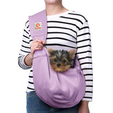 Tomkas bandolera para perro pequeño con cremallera, cómodo transporte diario
