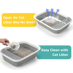 TomteNisse caja amplia para gatos grandes.