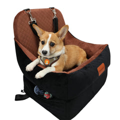 Tomyanner asiento de coche para perros con elevación de 7 pulgadas