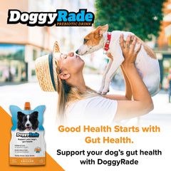 Tonisity DoggyRade sabor pollo prebiótico que apoya la salud digestiva.