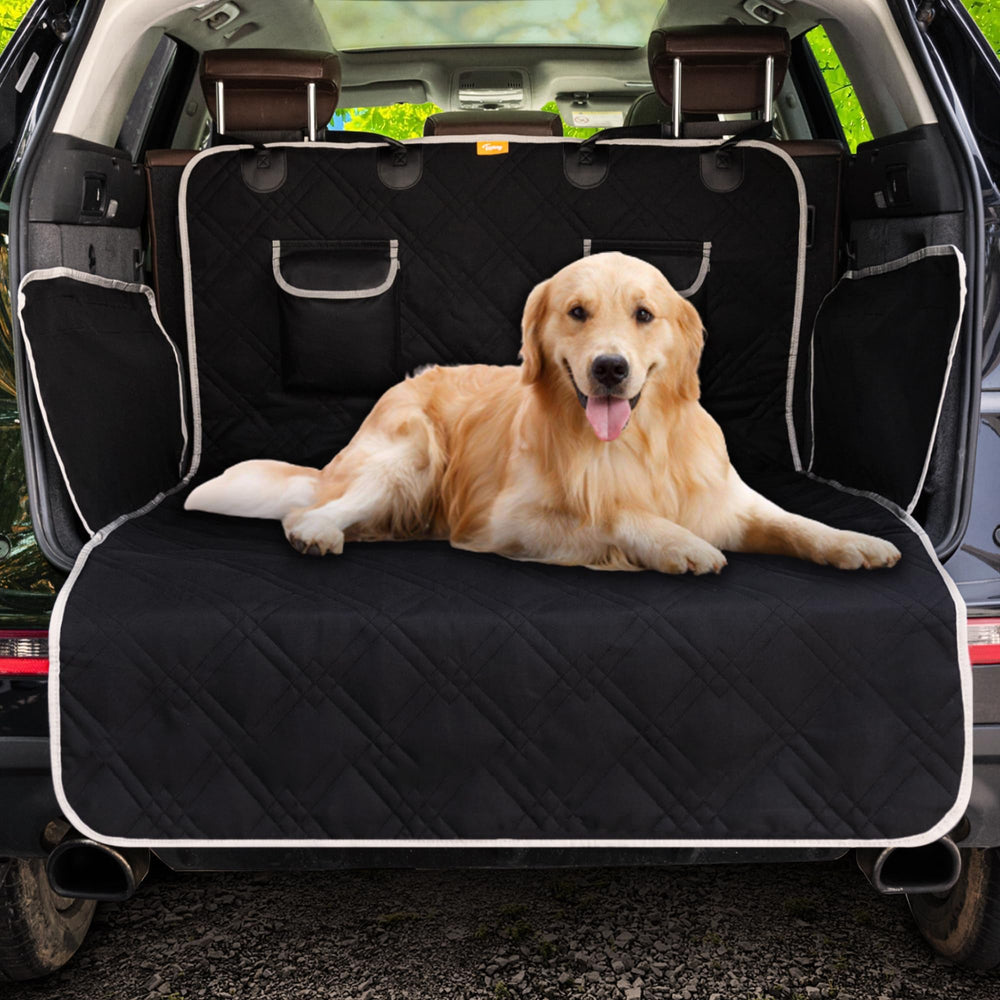 Toozey funda de asiento para perros en SUV, protección impermeable para el interior.