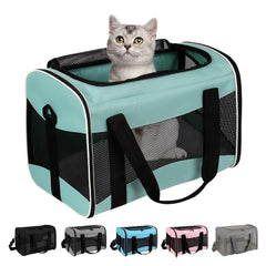 Top Tasta transportadora para gatos con dimensiones 17x11x11, ideal para viajes.