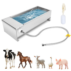 Topincn cuenco-bebida-flotante ofrece suministro continuo de agua para animales