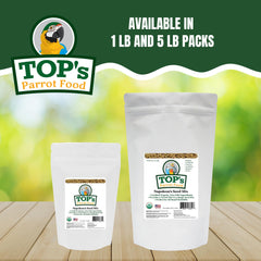 TOP's Napoleon's Seed Mix, uso en seco o remojado para mayor palatabilidad de aves.