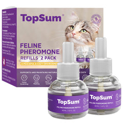 TopSum recargas para difusor calmante de gatos, ambiente más tranquilo en casa.