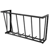 Topyznsup Hay Rack montado en pared de 27 pulgadas para acceso rápido al heno y ahorro de espacio.