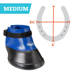 Tough 1 bota salvacasos, detalle interior, mantiene el tratamiento en sitio y reduce movimientos.