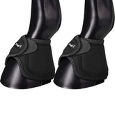 Tough 1 botas de sobrealcance negras, vista frontal, protección para pezuñas