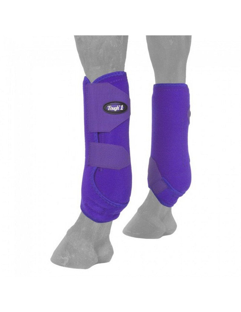Tough 1 botas deportivas ventiladas frontales L morado para entrenamiento cómodo y protección