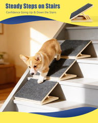 TOZZWAIG rampa para perros plegable, práctica para almacenar en casa.