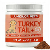 TQIUH Lumiquor polvo de hongo cola de pavo para perros, apoyo a la inmunidad