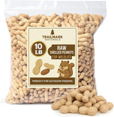 Trailmark Naturals cacahuates crudos en cáscara para ardillas, snack natural y nutritivo