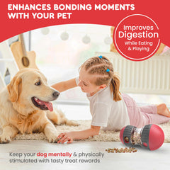 TRECKPET Dispensador de premios para perros, ideal para juego y entrenamiento.