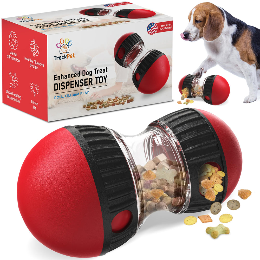TRECKPET Juguete interactivo-puzzle para perros, estimula la mente durante la merienda.