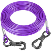Tresbro cable tracción 80ft para perros grandes ofrece libertad controlada al aire libre.