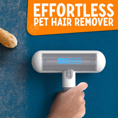 Triton mango desmontable facilita guardar el removedor de pelo.