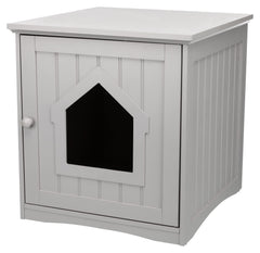 TRIXIE caja de arena, entrada frontal, oculta la bandeja con estilo.