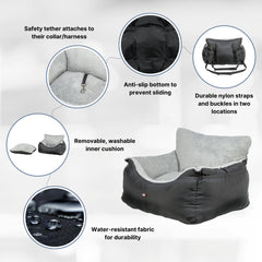 TRIXIE Convertible Lite: bolsillo lateral para snacks y accesorios del perro