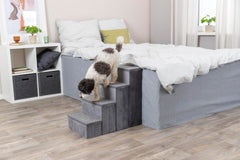 TRIXIE Velour escaleras plegables para perros, ahorro de espacio.