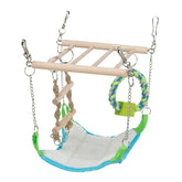 TRIXIE puente suspensión con hamaca para juego seguro en jaula de mascotas pequeñas