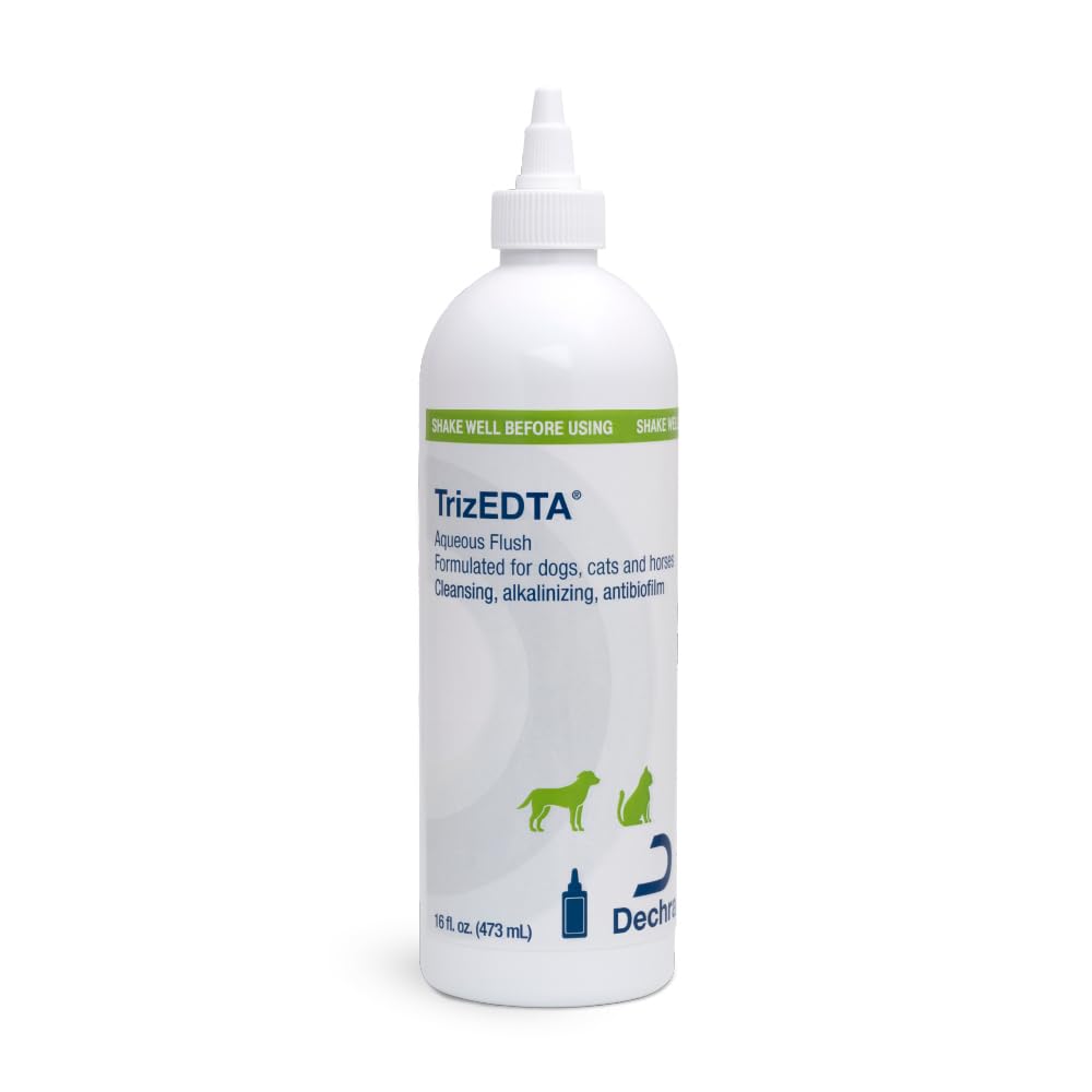 TrizEDTA limpia suavemente las orejas de perros y gatos para higiene regular.