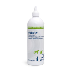 TrizEDTA limpia suavemente las orejas de perros y gatos para higiene regular.