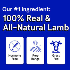 TRMC Real Meat: jerky de cordero sin granos, snack sabroso y digerible.