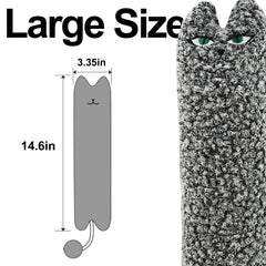 TTcat jouet chat peluche gris, stimule l’amusement quotidien.