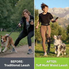 Tuff Mutt clip deslizante facilita evitar enredos en cada paso