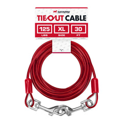Tuff Pupper: cable de 30 pies para perro, libertad controlada.