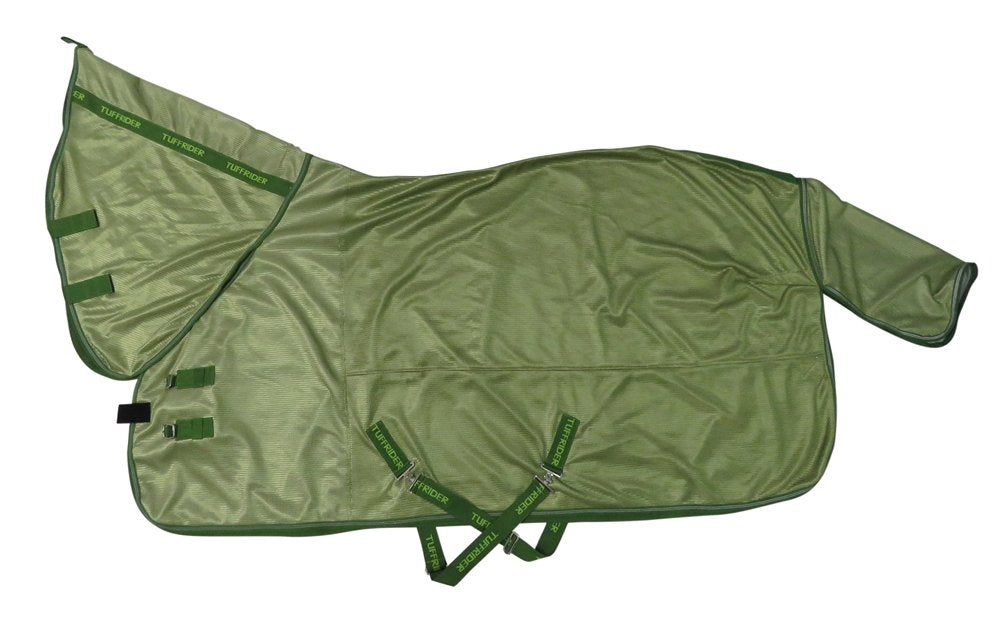 TuffRider cobertor malla deporte con cuello, protege contra insectos.