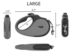 TUG 360 cinta de nylon de 16 pies para perros grandes
