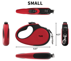 TUG mango ergonómico anti-deslizante para mayor comodidad durante caminatas.