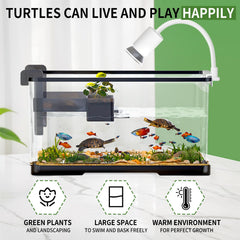 Tuhaoking luz UVB tortuga, iluminación estimulante para el entorno