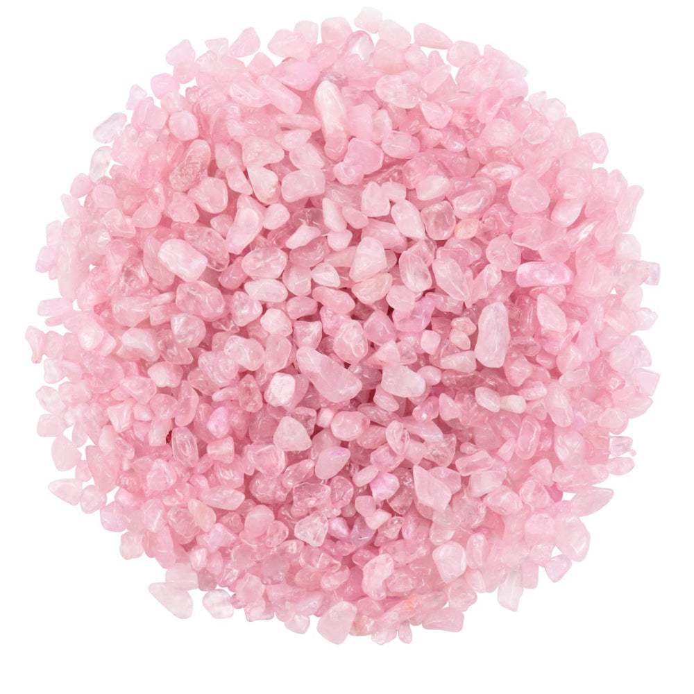 Twdrer pedacitos rosados cristal natural para decoración de interiores y arreglos.