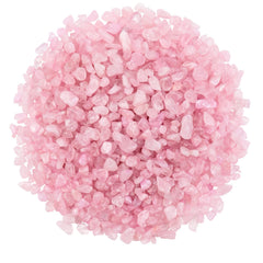 Twdrer pedacitos rosados cristal natural para decoración de interiores y arreglos.